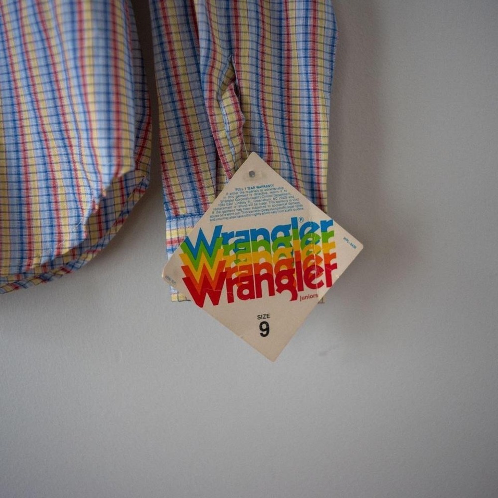 Vintage Wrangler Junior's Western Button-Down NWT Size Small - Picture 5 of 8